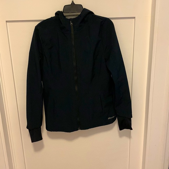 Eddie Bauer Jackets & Coats Black Eddie Bauer Jacket With Hood